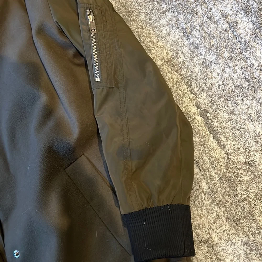 Top Shop Olive Green Coat